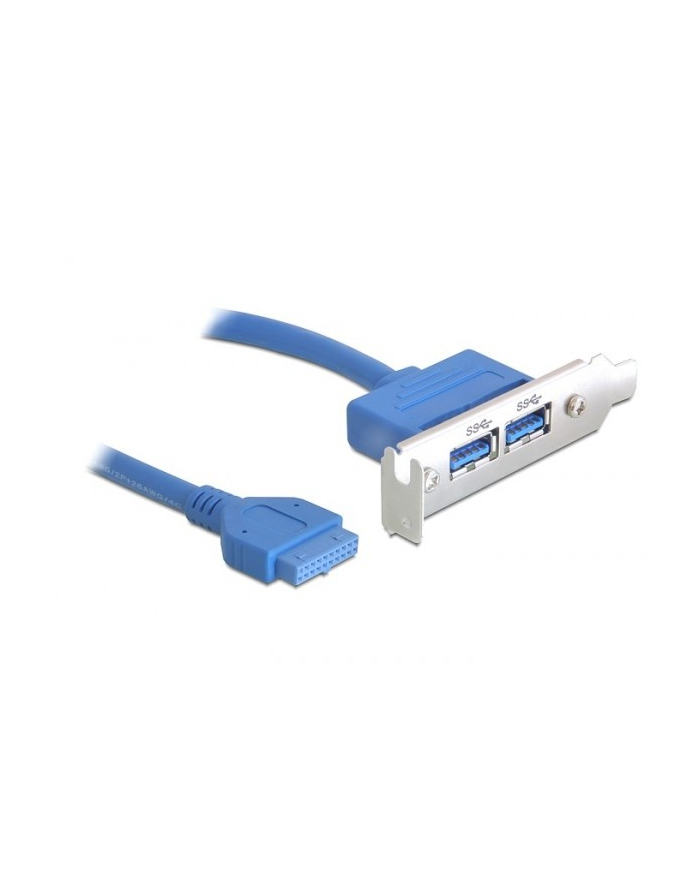 D-ELOCK GNIAZDO NA ŚLEDZIU 2X USB 30 40CM LOW PROFILE 82976 główny