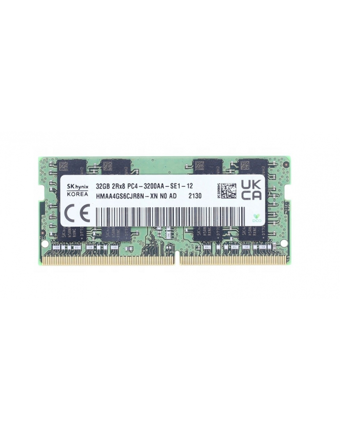 Hynix SO-DIMM 32GB DDR4 2Rx8 200MHz PC4-25600 HMAA4GS6CJR8N-XN główny
