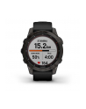 Zegarek sportowy Garmin Fenix 7 Sapphire Carbon Gry DLC Ti Black Bnd - nr 3