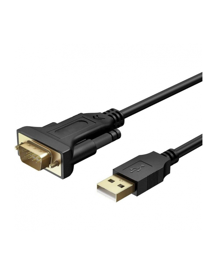 TECHLY Adapter Converter USB2.0 to Serial Black on cable 1.5m główny