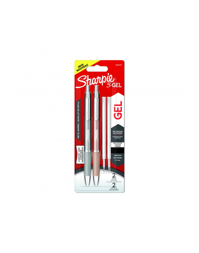 Sharpie S GEL METAL ASST 07 BLK BL2+2 REF PE główny
