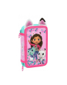 Piórnik 2-komorowy z wyposażeniem Koci Domek Gabi. Gabby's Dollhouse GD00045 Kids Euroswan - nr 1