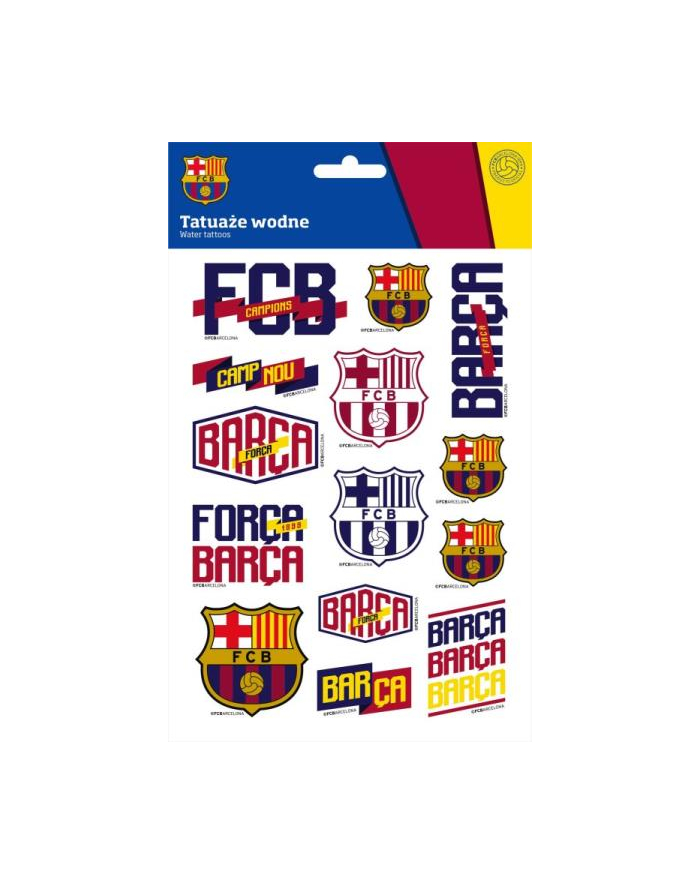 astra TATUAŻE WODNE FC-203 FC BARCA FAN 6 główny
