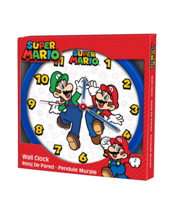 Zegar ścienny 25cm Super Mario GSM3063 Kids Euroswan