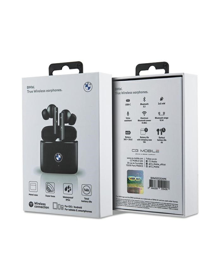 Sluchawki Bluetooth TWS BMWSES20AMK czarne główny