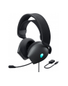 dell Słuchawki Alienware Wired Headset AW520H Dark - nr 36