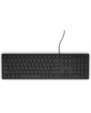 dell Klawiatura multimedialna KB216  US International (QWERTY) - czarna (RTL BOX)