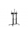 digitus Stojak mobilny pojedynczy z półką i uchwytem na kamerę, 1xLCD max. 120' max. 140kg, VESA max. 1000x600 - nr 38
