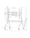 neomounts Stojak FL50-525BL1 Wózek 55 - 86 cali Czarny - nr 47