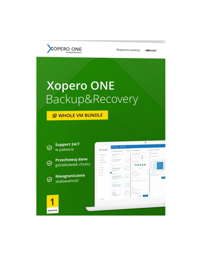Xopero ONE 1x Virtual Agent Per Virtual Machine + Maintanance 'amp; Support Standard - 3 years główny