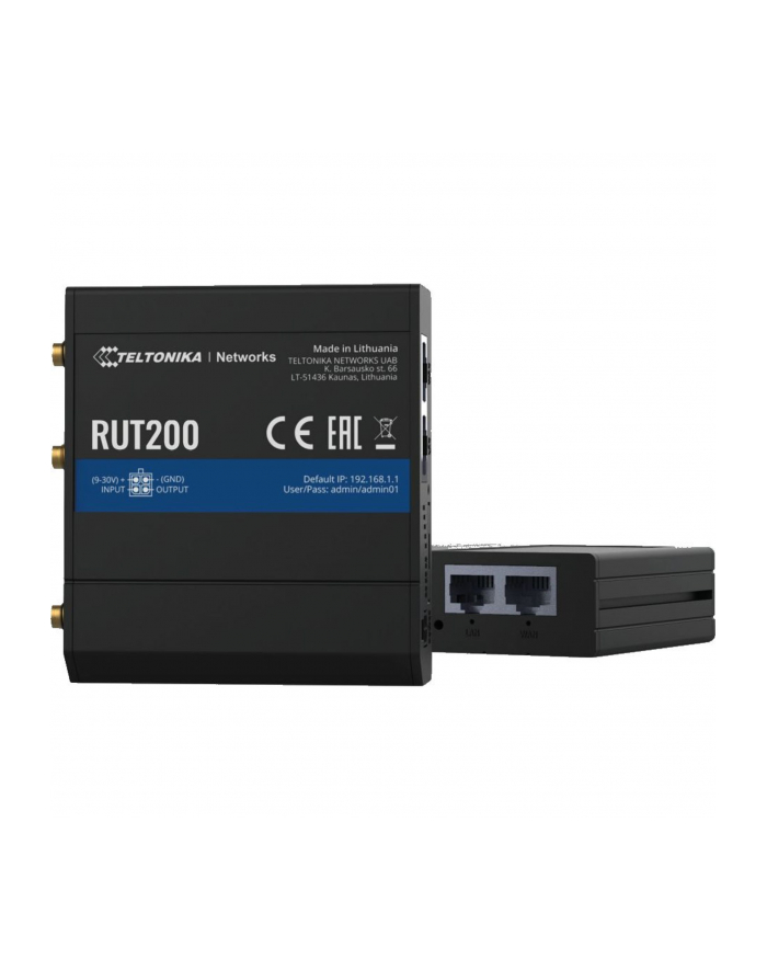 teltonika Router 4G/LTE RUT200 (Cat 4), 3G, 2G, WIFI, Ethernet główny
