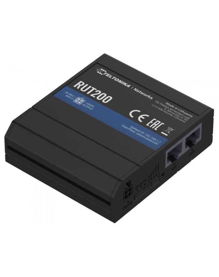 teltonika Router 4G/LTE RUT200 (Cat 4), 3G, 2G, WIFI, Ethernet główny