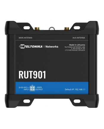 teltonika Router LTE RUT901 (Cat 4), 3G, 2G, 2xSIM, 4xRJ45, WiFi