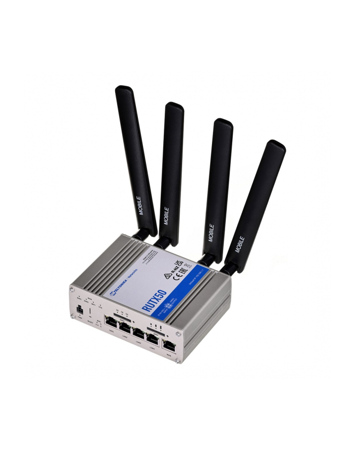 teltonika Router 5G RUTX50 Dual Sim, GNSS, WiFi, 4xLAN, USB2.0 główny