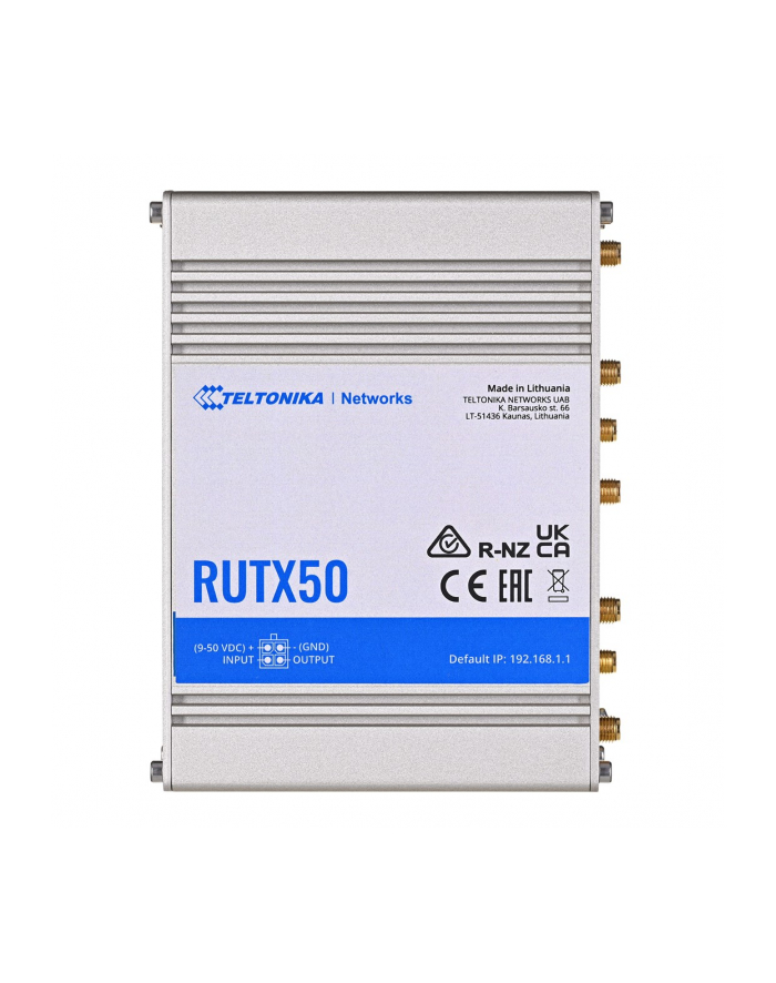 teltonika Router 5G RUTX50 Dual Sim, GNSS, WiFi, 4xLAN, USB2.0 główny