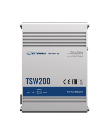 teltonika Przełącznik przemysłowy TSW200 2xSFP 8xPoE+ 8xGbE