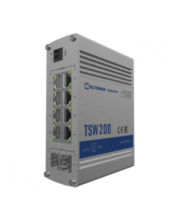 teltonika Przełącznik przemysłowy TSW200 2xSFP 8xPoE+ 8xGbE