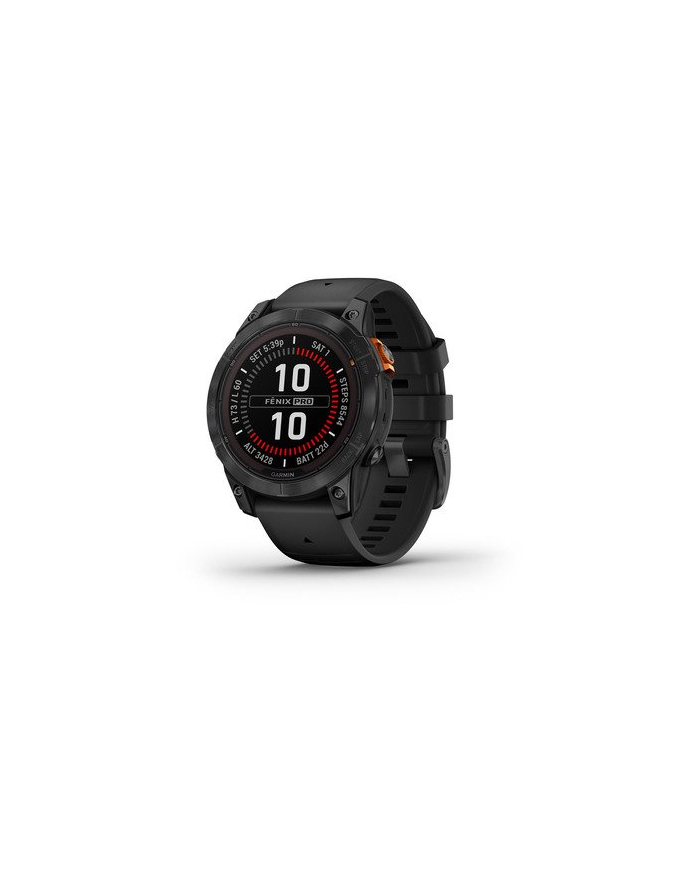 Zegarek sportowy Garmin Fenix 7 Pro Solar Edition Slate Grey / Black Band główny