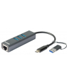 D-Link HUB USB Type-C 5000 Mbit/s Szary (DUB2332) - nr 3