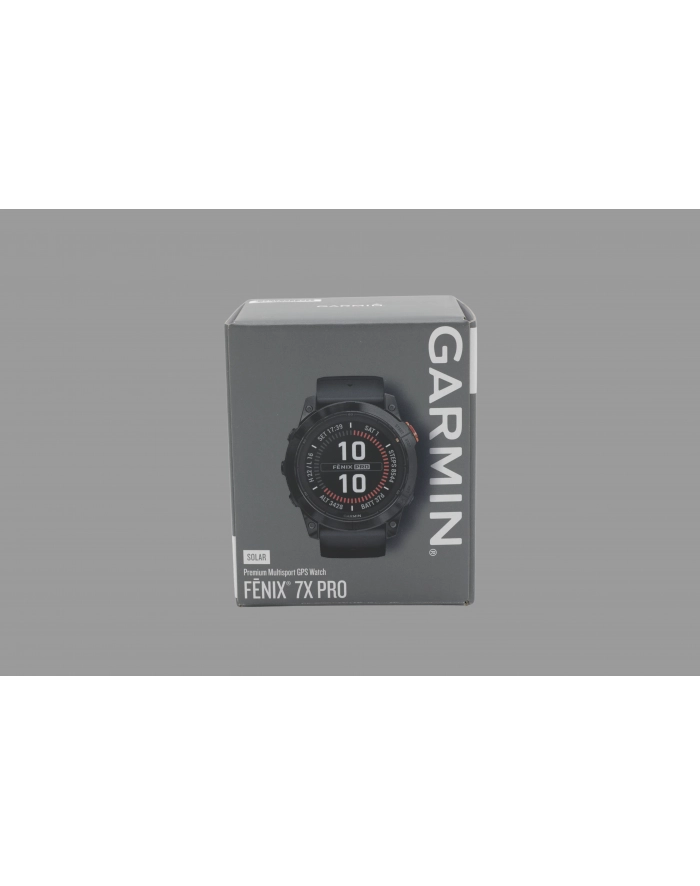 Zegarek sportowy Garmin Fenix 7X Pro Solar Edition Slate Grey / Black Band główny