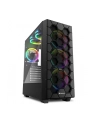 Sharkoon RGB HEX, tower housing (Kolor: CZARNY, tempered glass side panel) - nr 42