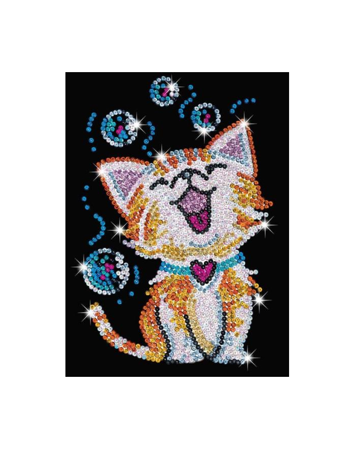 Sequin Art Red Bubbles the Kitten 1602 główny