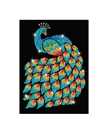 Sequin Art Purple Peacock 2019