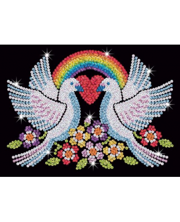 Sequin Art Purple Doves of Hope 2101