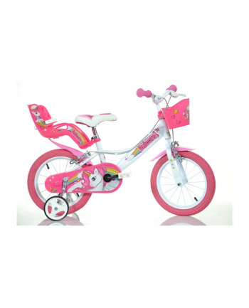 Dino Bikes Rower Dziecięcy Unicorn Różowy 14''