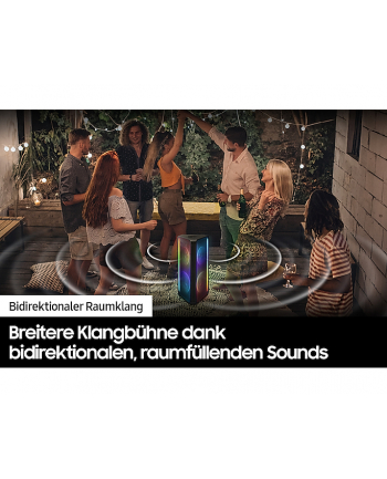 Samsung Sound Tower MX-ST40B, speakers (Kolor: CZARNY, Bluetooth, IPX5)
