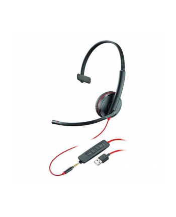 POLY Blackwire C3215 USB-A Mono headser incl. 3.5mm jack plug Single Unit