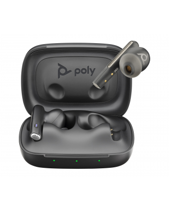 POLY VOYAGER FREE 60 UC WITH BASIC CHARGE CASE TEAMS USB-C BT700C BLACK
