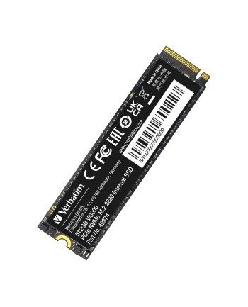 Verbatim Vi3000 512GB, SSD (PCIe 3.0 x4, NVMe, M.2 2280)