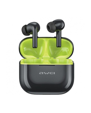 awei Słuchawki Bluetooth 5.3 T1 Pro Czarno-zielone