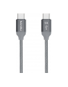 Nevox USB 2.0 cable, USB-C connector > USB-C connector (grey, 1 meter, PD, charging with up to 100 watts) - nr 10