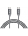 Nevox USB 2.0 cable, USB-C connector > USB-C connector (grey, 1 meter, PD, charging with up to 100 watts) - nr 5