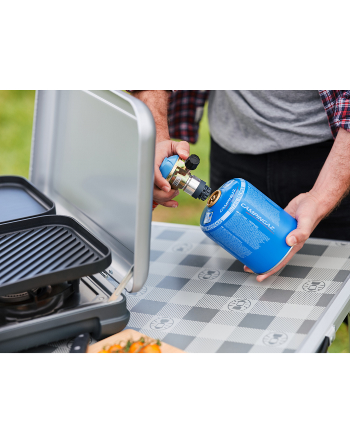 Campingaz Camping Kitchen 2 Grill ' Go CV, gas cooker (grey/Kolor: CZARNY, 2x 2kW, model 2023) główny
