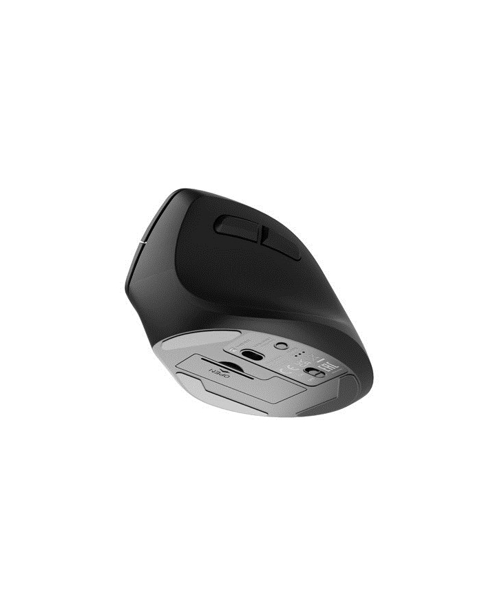natec Mysz bezprzewodowa wertykalna Crake 2 2400 DPI Bluetooth 5.2 + 2.4GHz Czarna główny