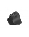 natec Mysz bezprzewodowa wertykalna Crake 2 2400 DPI Bluetooth 5.2 + 2.4GHz Czarna - nr 39