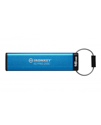 KINGSTON 16GB USB-C IronKey Keypad 200C FIPS 140-3 Lvl 3 Pending AES-256