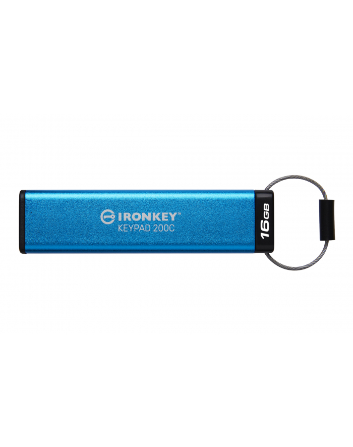 KINGSTON 16GB USB-C IronKey Keypad 200C FIPS 140-3 Lvl 3 Pending AES-256 główny