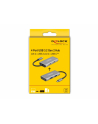 DeLOCK external USB 3.2 hub grey - USB3.2> 2 x USB Type-A + 2 x USB Type-C - nr 3