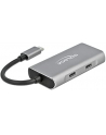 DeLOCK external USB 3.2 hub grey - USB3.2> 2 x USB Type-A + 2 x USB Type-C - nr 7