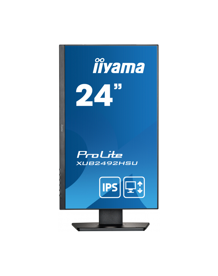 iiyama XUB2493HS-B5 - 24 - LED - Full HD, IPS, HDMI, 75 Hz, Kolor: CZARNY główny