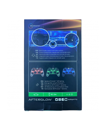 PDP Wired Controller - Afterglow, Gamepad (transparent, for Xbox Series X|S, Xbox One, PC)