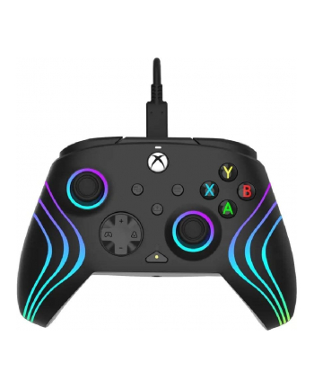 PDP Wired Controller - Afterglow Wave, Gamepad (Kolor: CZARNY, for Xbox Series X|S, Xbox One, PC)