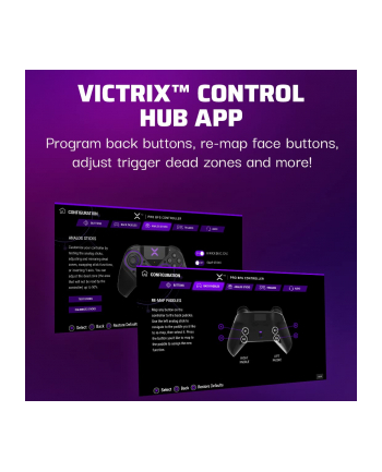 PDP Victrix Pro BFG Wireless Controller, Gamepad (Black/Purple)