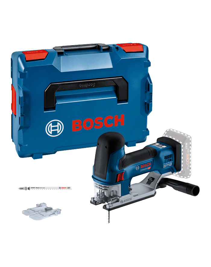 bosch powertools Bosch Cordless Jigsaw GST 18V-155 SC Professional solo, 18V (blue/Kolor: CZARNY, without battery and charger, in L-BOXX) główny