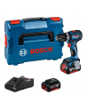 bosch powertools Bosch Cordless Impact Drill GSB 18V-90 C Professional, 18V (blue/Kolor: CZARNY, 2x Li-Ion battery 4.0Ah, in L-BOXX) - nr 14