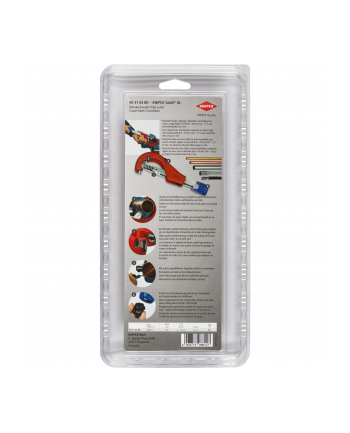 KNIPEX TubiX XL pipe cutter (red, O 6 - 76mm)